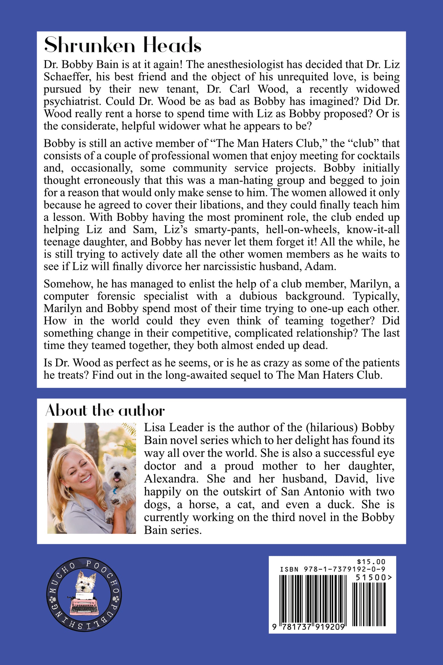 Book - Shrunken Heads by Lisa Leader