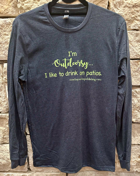 Style 4 - "I'm Outdoorsy" Long-sleeve Crew-neck T-shirt